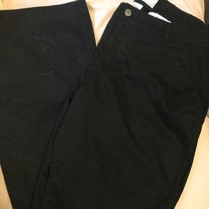 Women Old Navy Flirt Black Khakis - 12Short